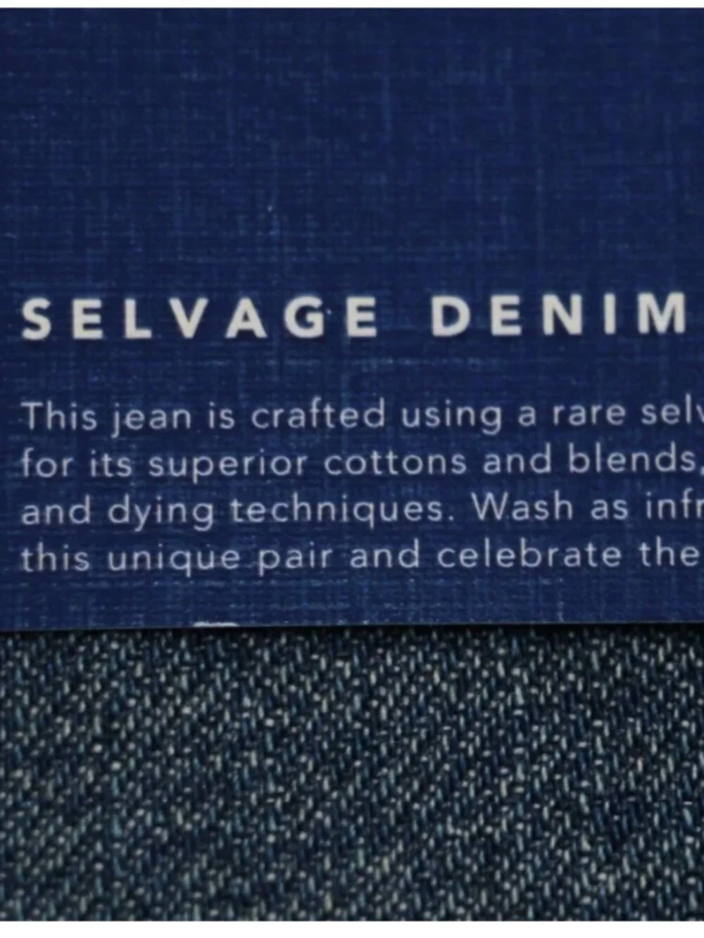 AG Pollock Slim Jeans W38 L32 Japan Heavy Selvedge Denim 15oz. Made in USA